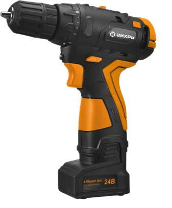 Дрель-шуруповерт аккумуляторная Вихрь ДА-18Л-2К/Б (бесщеточный двигатель) 72/14/22