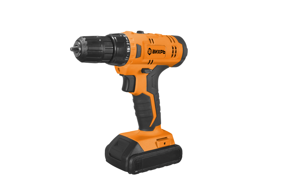 Дрель-шуруповерт ВИХРЬ ДА-20Л-2К 72/14/21