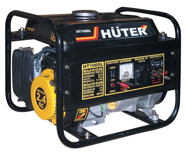 Портативный бензогенератор HUTER HT1000L 64/1/2