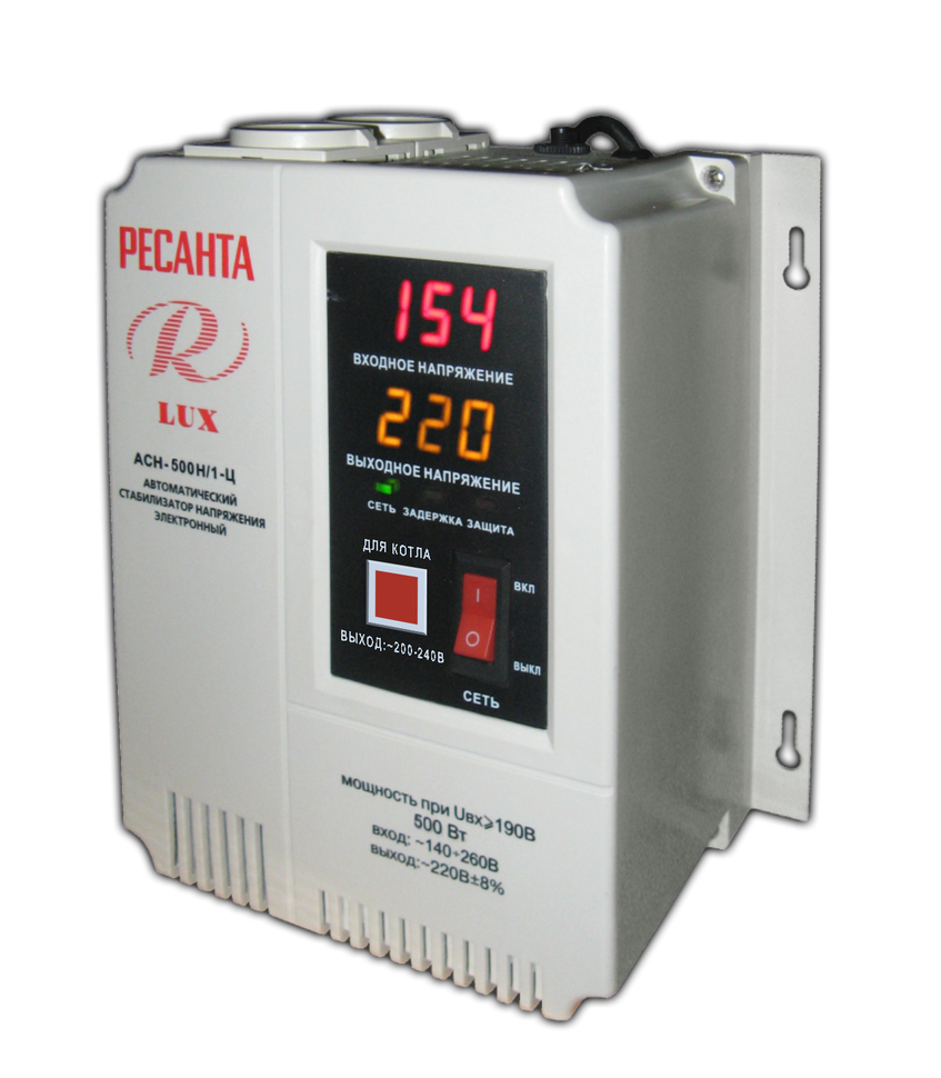 Стабилизатор напряжения Ресанта LUX АСН-500Н/1-Ц