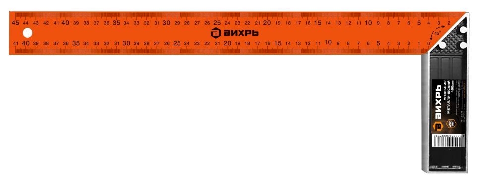Угольник металлический Вихрь 450 мм 73/11/3/6