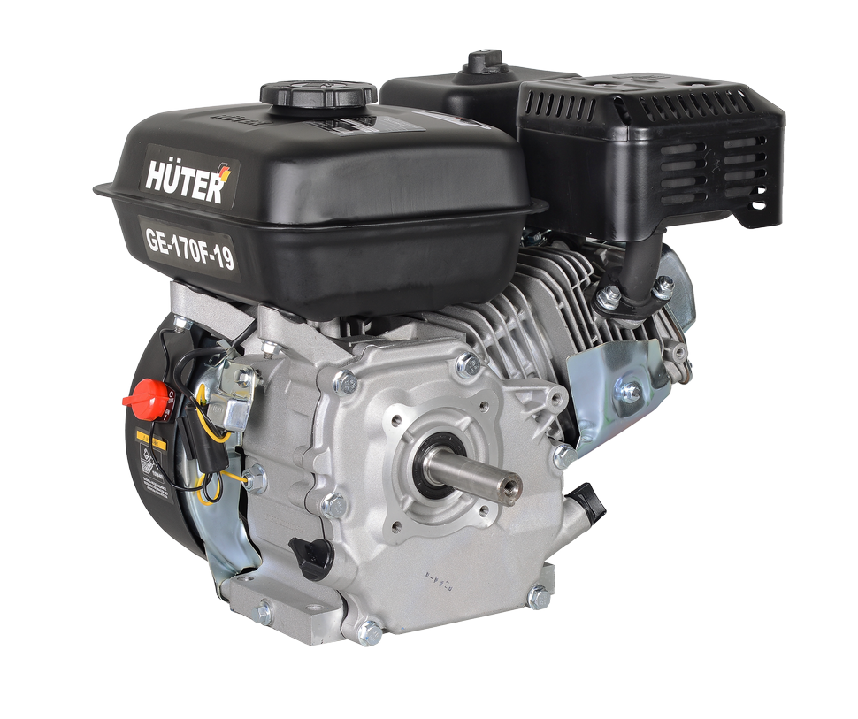 Двигатель бензиновый GE-170F-19 HUTER 70/15/1