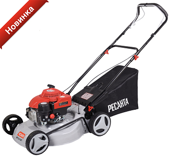Газонокосилка самоходная бензиновая Ресанта КР-5.0 БТ 70/3/12 (травокосилка, бензогазонокосилка, бензокосилка)
