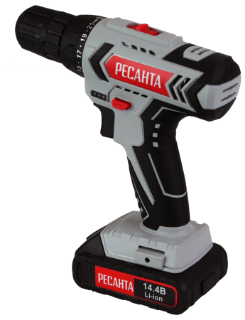Дрель-шуруповерт аккумуляторная ДА-14-2Л Ресанта