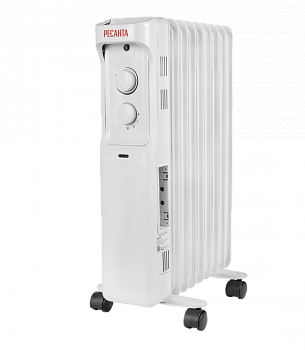 Масляный радиатор ОМ-9А (2 кВт) Ресанта 67/3/16