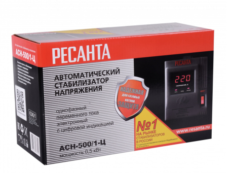 Стабилизатор напряжения РЕСАНТА АСН-500/1-Ц