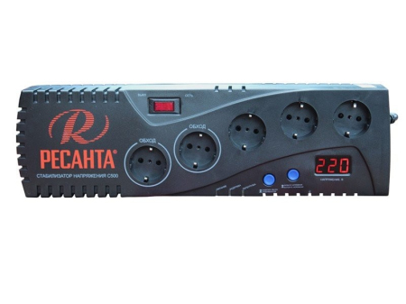 Стабилизатор напряжения РЕСАНТА С500, сетевой фильтр