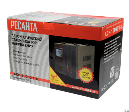 Стабилизатор напряжения РЕСАНТА АСН-10000/1-Ц