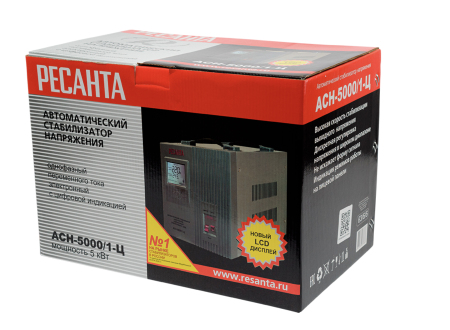 Стабилизатор напряжения РЕСАНТА АСН-5000/1-Ц