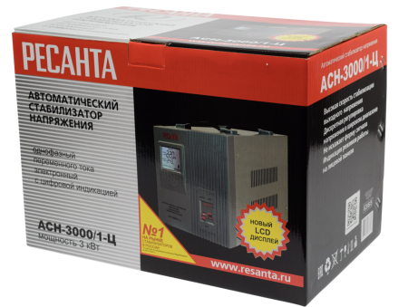 Стабилизатор напряжения РЕСАНТА АСН-3000/1-Ц