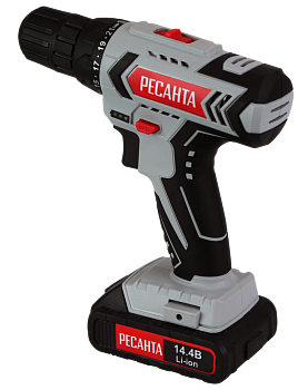 Дрель-шуруповерт аккумуляторная ДА-14-2Л Ресанта