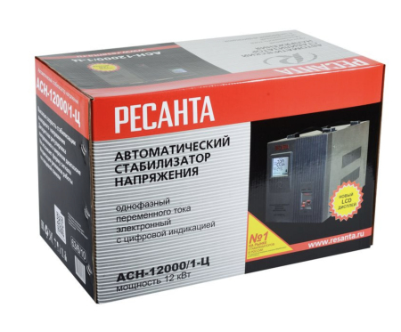 Стабилизатор напряжения РЕСАНТА АСН-12000/1-Ц